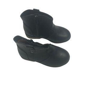 Cat And Jack Boy's Size 8 Black Tiffy Boots New Without Tags